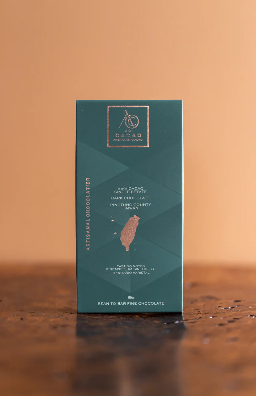 88% Single Estate Dark Chocolate - Pingtung County, Taiwan