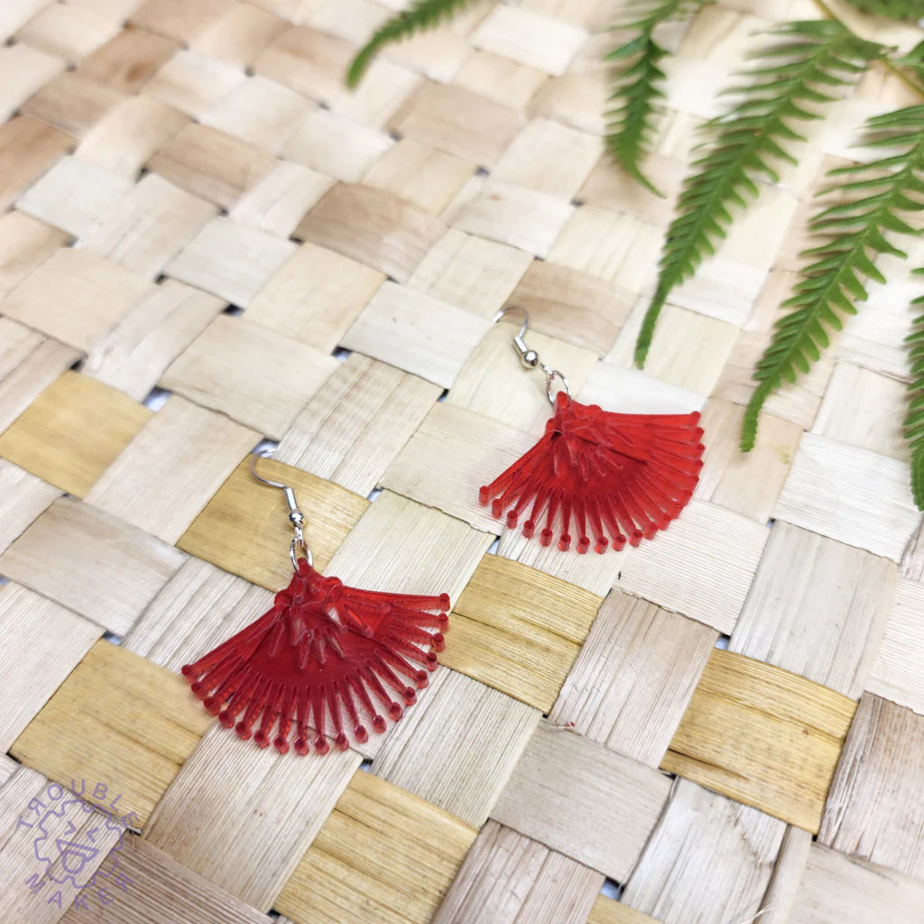 Pohutukawa Earrings