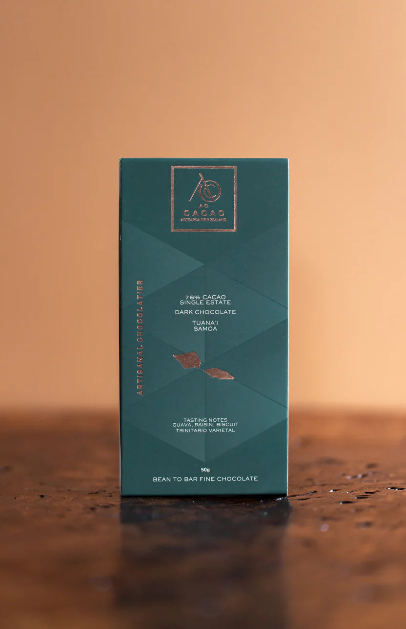 76% Single Estate Dark Chocolate - Tuana'i Samoa