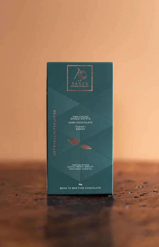 76% Single Estate Dark Chocolate - Tuana'i Samoa