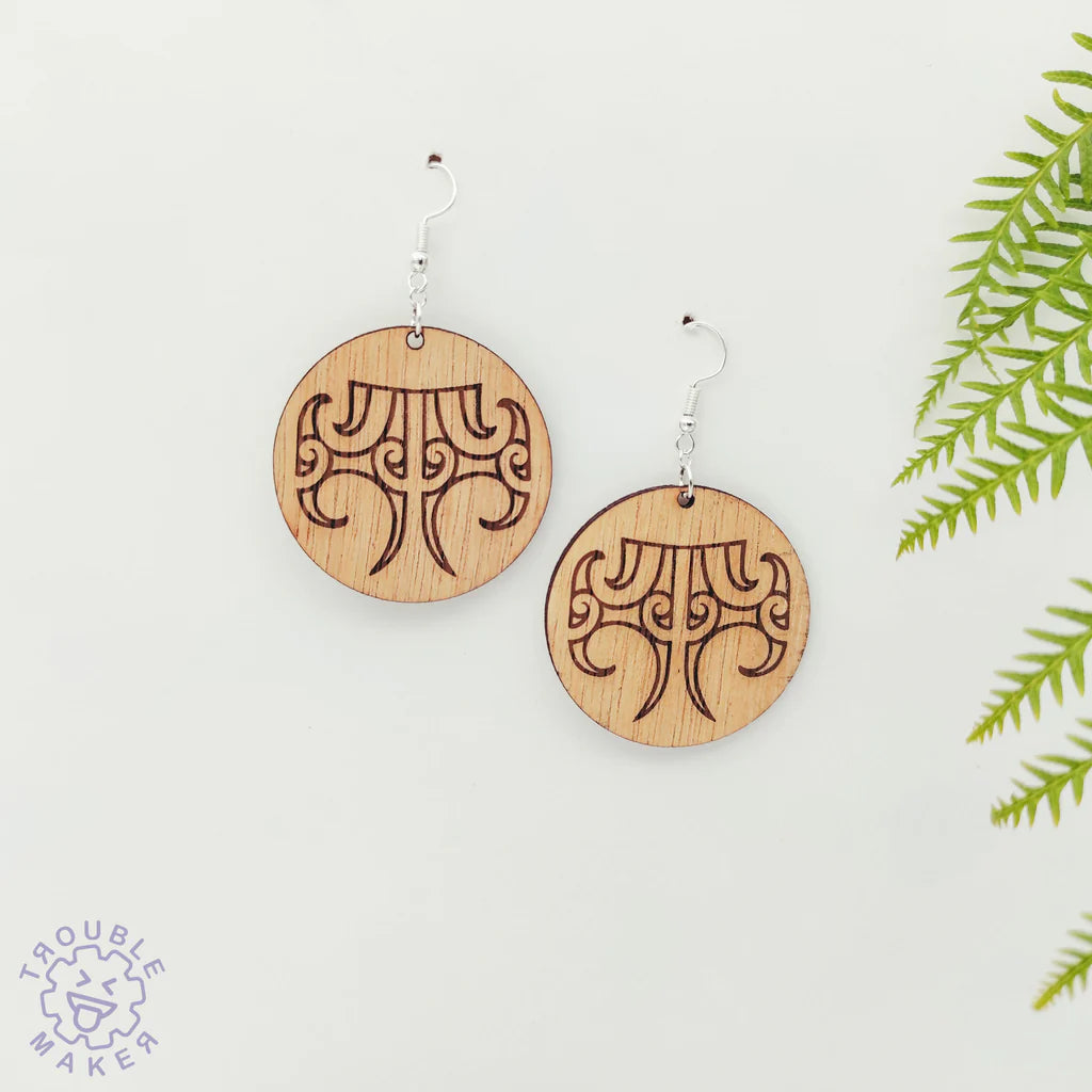 Moko Kauae Earrings